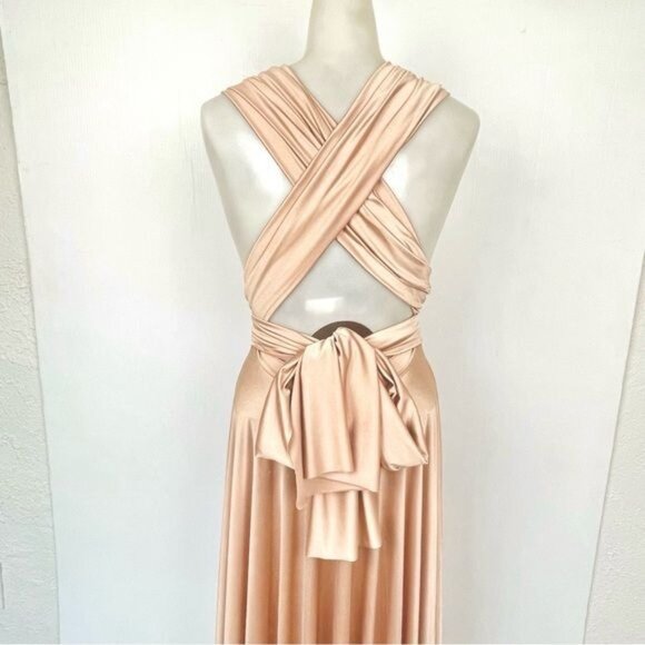 Twobirds NY Classic Ballgown Rosewood color one Size - Picture 12 of 14